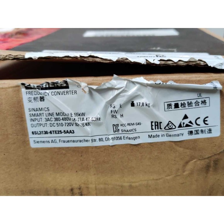 Siemens 6SL3130-6TE25-5AA3