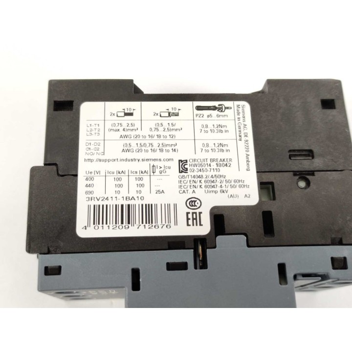 Siemens 3RV2411-1BA10 Siemens 3RV2411-1BA10