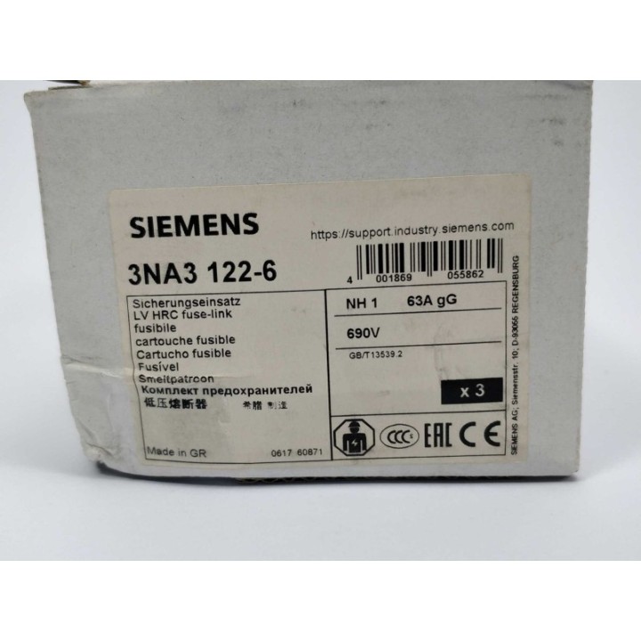 Siemens 3NA3122-6 Siemens 3NA3122-6