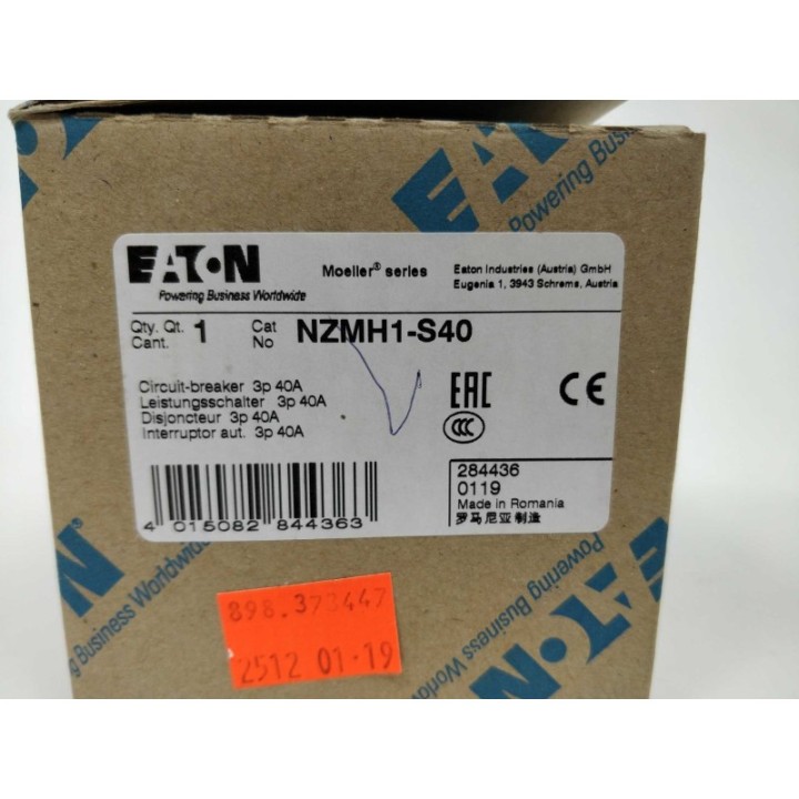 Eaton NZMH1-S40 Eaton NZMH1-S40