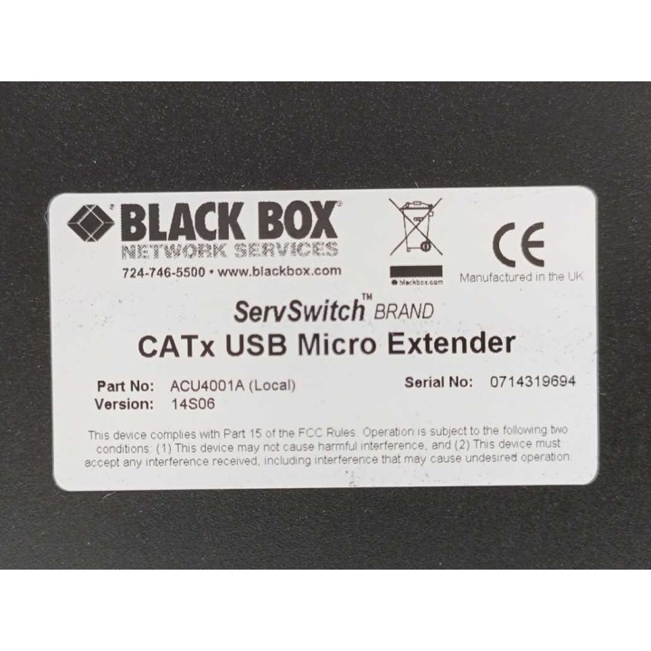Black Box ACU4001A Black Box ACU4001A