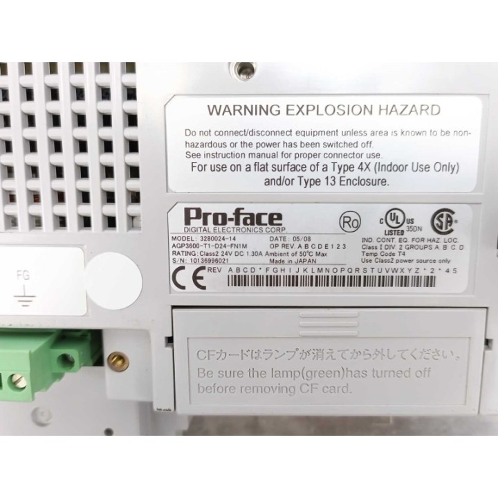 Pro-Face AGP3600-T1-D24-FN1M Pro-Face AGP3600-T1-D24-FN1M