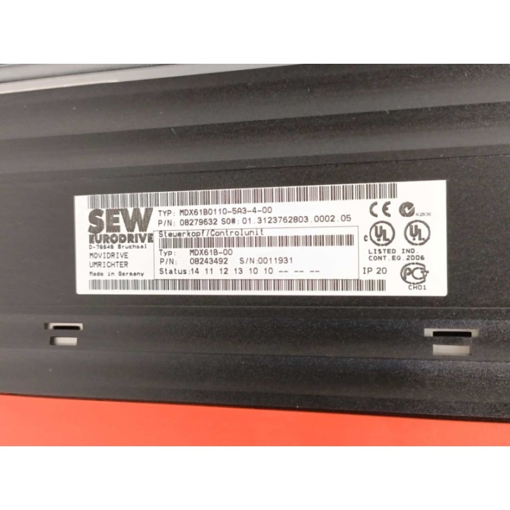 SEW-EURODRIVE  MDX61B0110-5A3-4-00 SEW-EURODRIVE  MDX61B0110-5A3-4-00