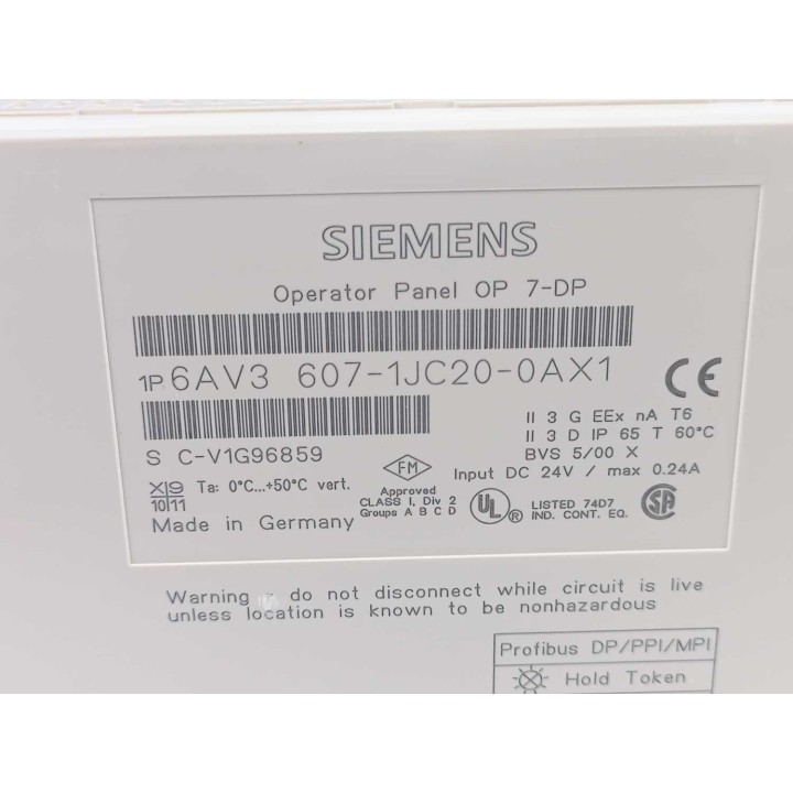 Siemens 6AV3607-1JC20-0AX1