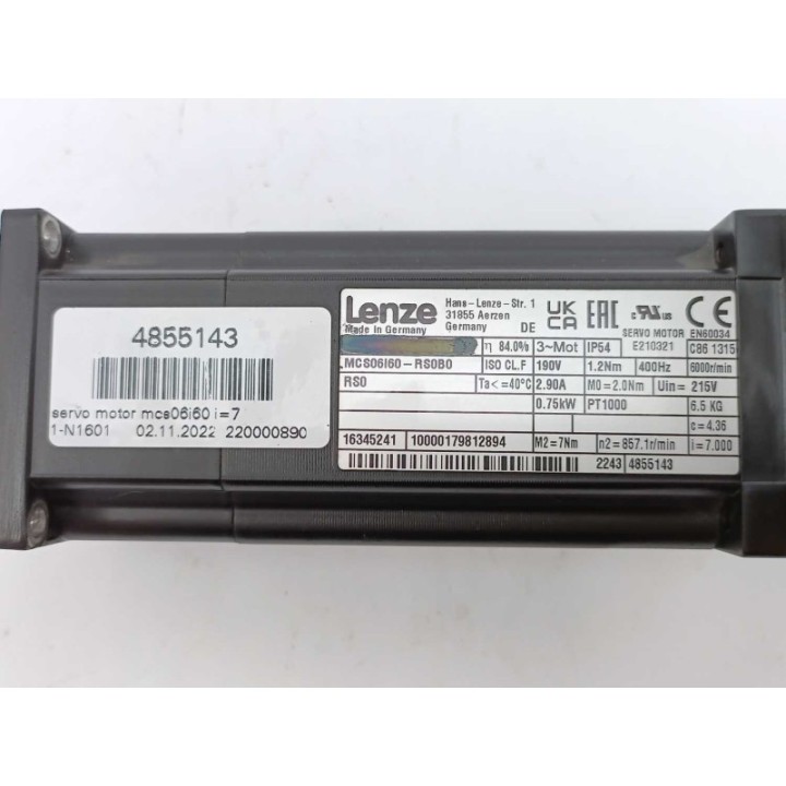 LENZE MCS06I60-RS0B0 LENZE MCS06I60-RS0B0