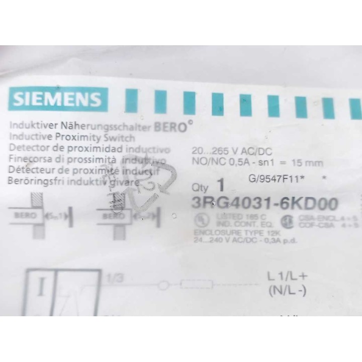 Siemens 3RG4031-6KD00 Siemens 3RG4031-6KD00