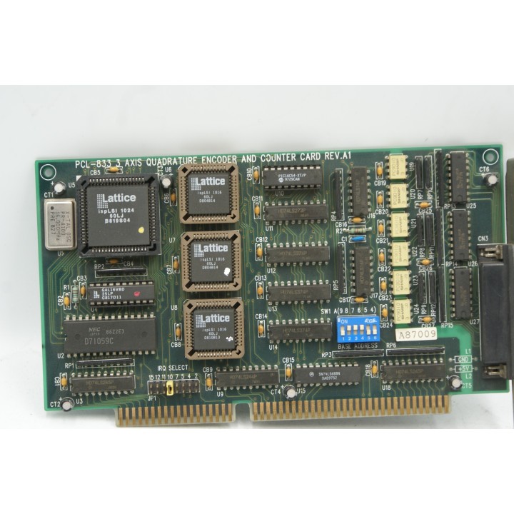 Axis PCL-833 3 AXIS QUADRATURE ENCODER AND COUNTER CARD REV.A1