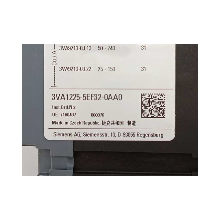 Siemens 3VA1225-5EF32-0AA0