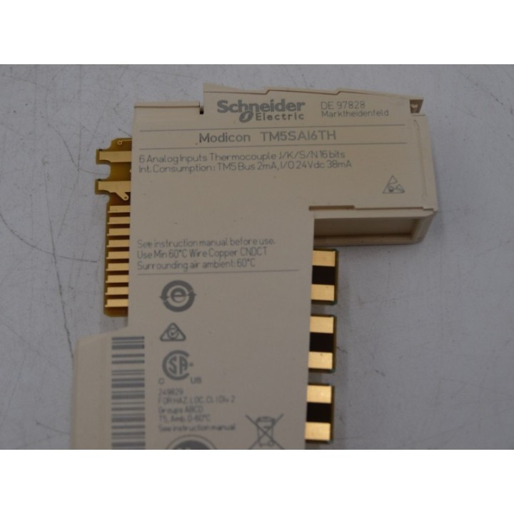 SCHNEIDER ELECTRIC  Schneider Electric Modicon TM5SAI6TH SCHNEIDER ELECTRIC  Schneider Electric Modicon TM5SAI6TH
