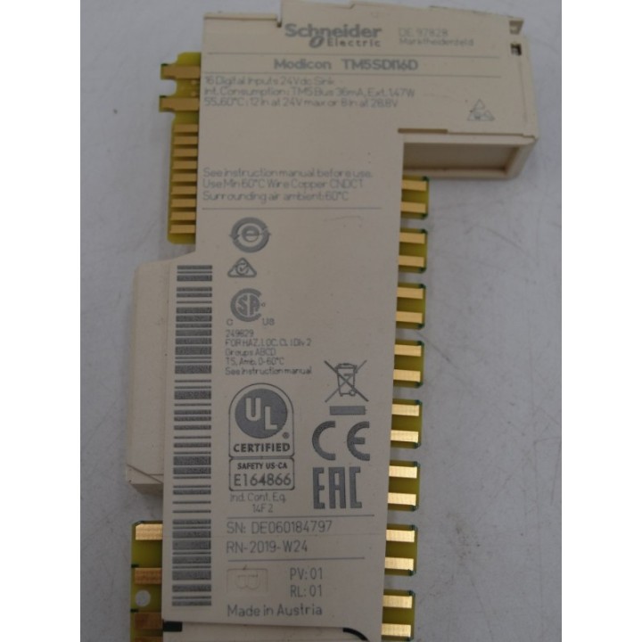 SCHNEIDER ELECTRIC  Schneider Electric TM5SDI16D SCHNEIDER ELECTRIC  Schneider Electric TM5SDI16D