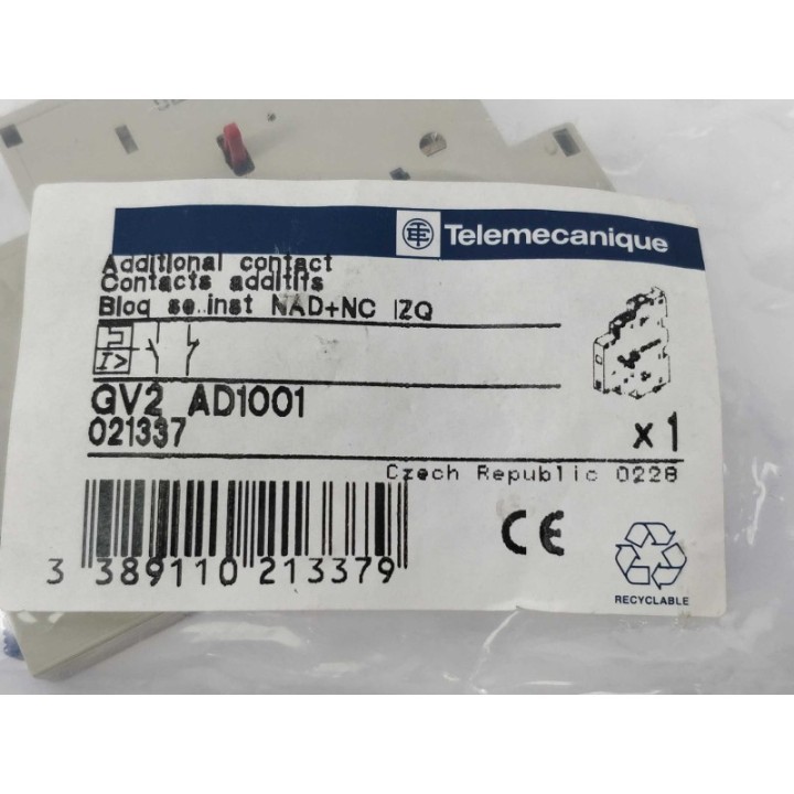 TELEMECANIQUE GV2 AD1001 TELEMECANIQUE GV2 AD1001