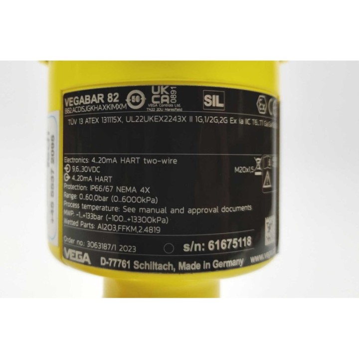 Vega VEGABAR 82 Vega VEGABAR 82
