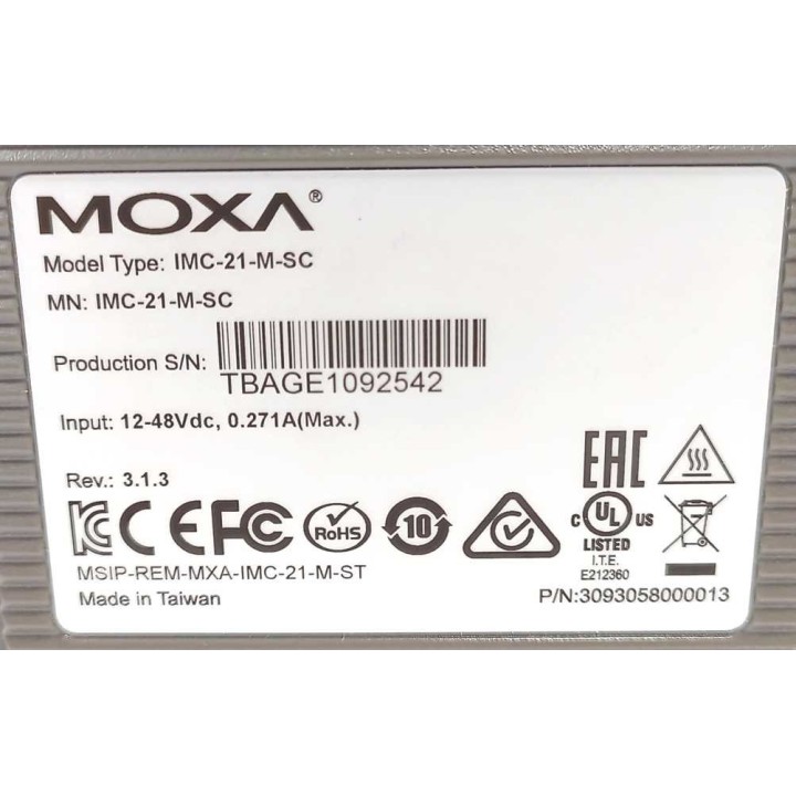 Moxa IMC-21-M-SC