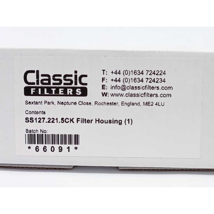 Classic Filters SS127.221.5CK