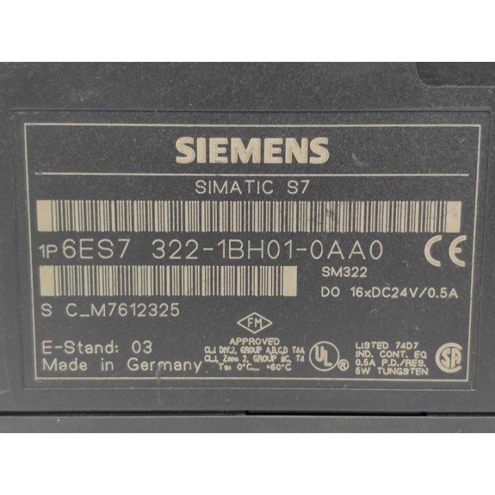 SIEMENS  SIMATIC S7 6ES7322-1BH01-0AA0 SIEMENS  SIMATIC S7 6ES7322-1BH01-0AA0