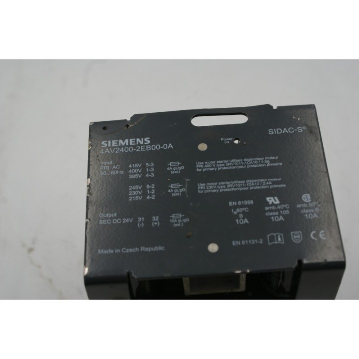 SIEMENS SIEMENS SIDAC-S 4AV2400-2EB00-0A SIEMENS SIEMENS SIDAC-S 4AV2400-2EB00-0A