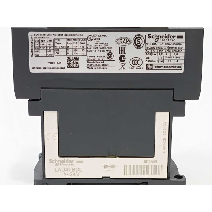Schneider   Telemecanique LC1DT20BL Schneider   Telemecanique LC1DT20BL