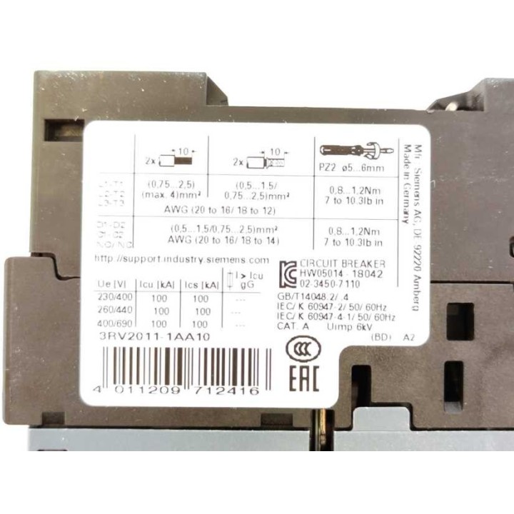 Siemens 3RV2011-1AA10