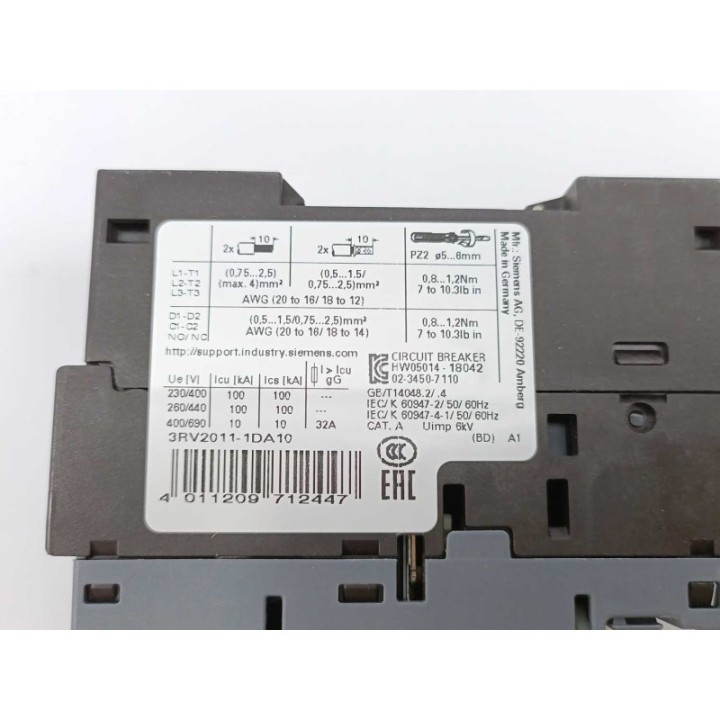 Siemens 3RV2011-1DA10