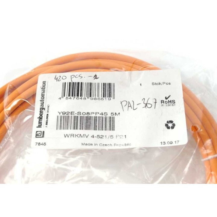 Lumberg Automation Y92E-S08PP4S 5M Lumberg Automation Y92E-S08PP4S 5M