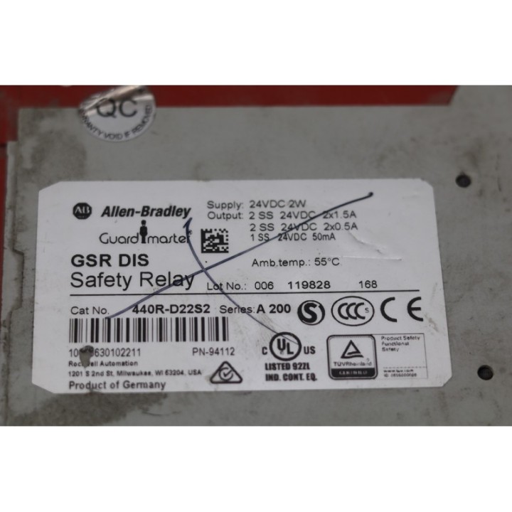 Allen-Bradley Allen Bradley  440R-D22S2 GSR DIS Allen-Bradley Allen Bradley  440R-D22S2 GSR DIS