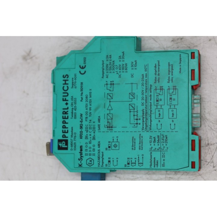 PEPPERL + FUCHS Pepperl+Fuchs KFD2-SR2-Ex1.W PEPPERL + FUCHS Pepperl+Fuchs KFD2-SR2-Ex1.W