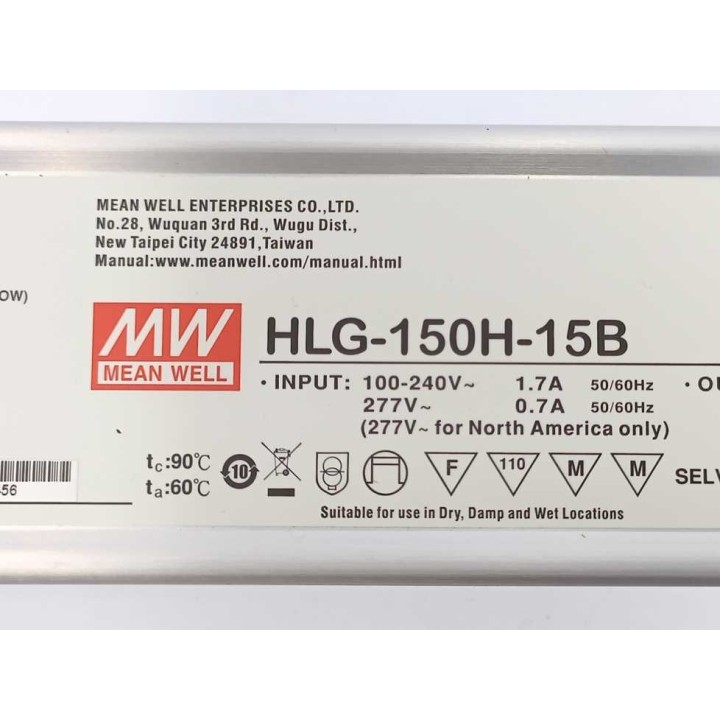Mean Well HLG-150H-15B