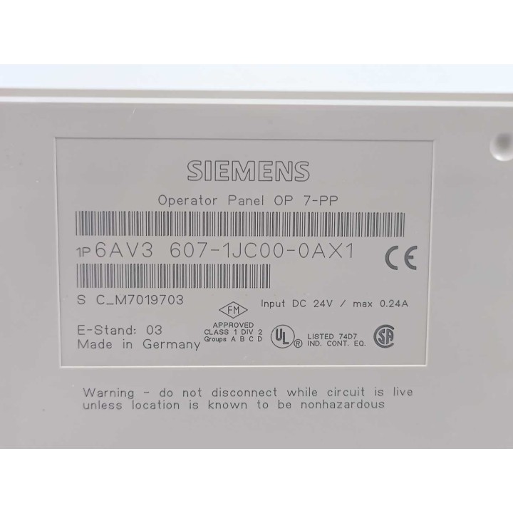 Siemens 6AV3607-1JC00-0AX1