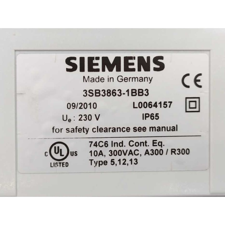 Siemens 3SB3863-1BB3