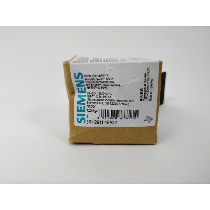 SIEMENS 3RH2911-1FA22 SIEMENS 3RH2911-1FA22