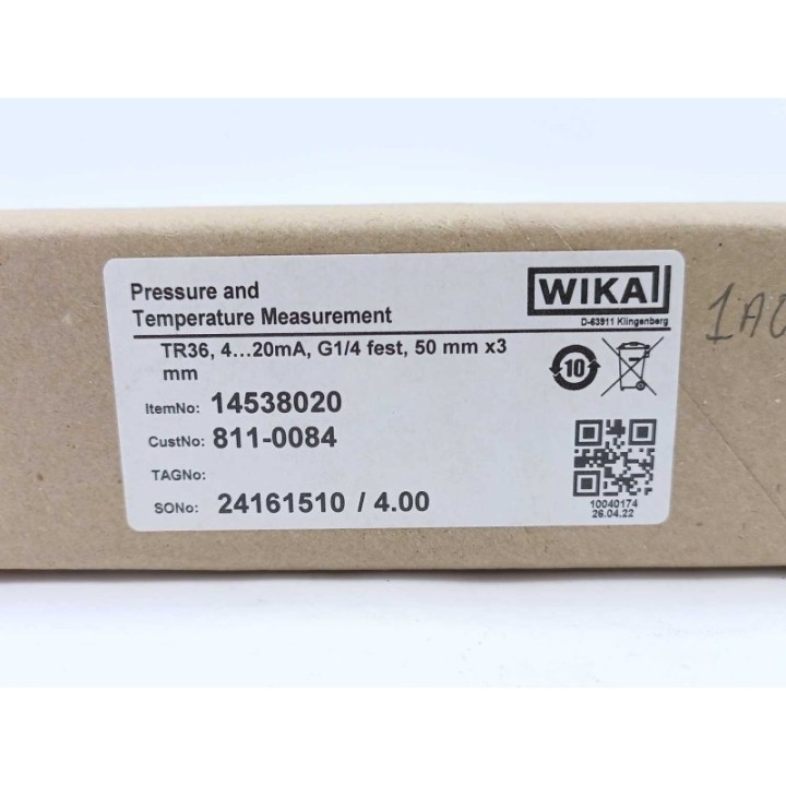 WIKA 14538020 WIKA 14538020