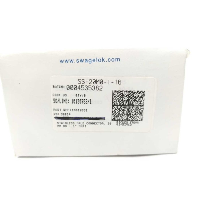 Swagelok SS-20M0-1-16 Swagelok SS-20M0-1-16