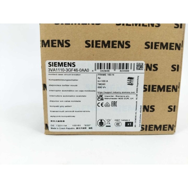Siemens 3VA1110-3GF46-0AA0 Siemens 3VA1110-3GF46-0AA0