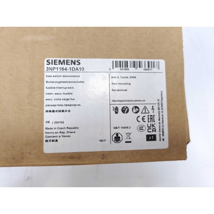 Siemens 3NP1164-1DA10 Siemens 3NP1164-1DA10