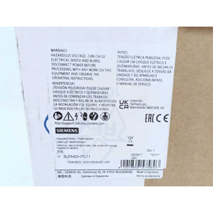 Siemens 3LD5420-0TL11 Siemens 3LD5420-0TL11