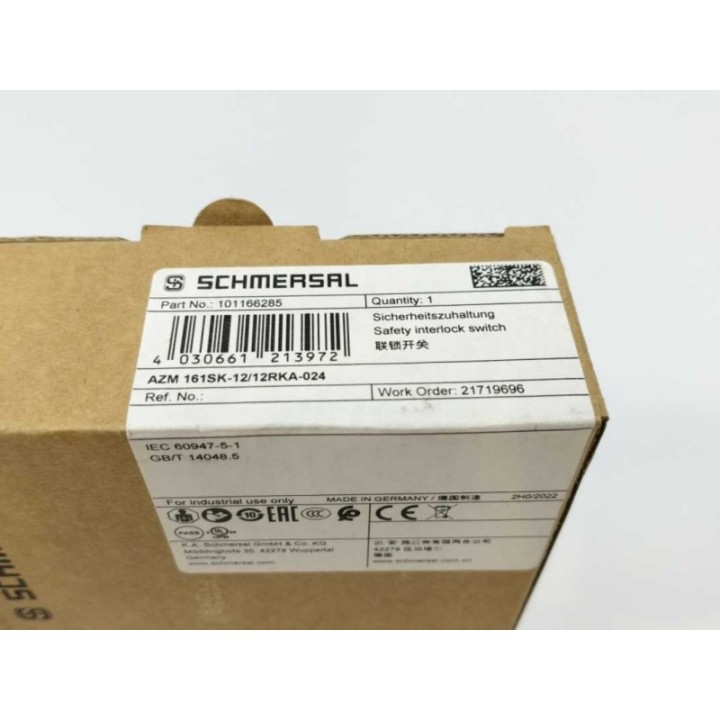 Schmersal AZM 161SK-12 12RKA-024 Schmersal AZM 161SK-12 12RKA-024