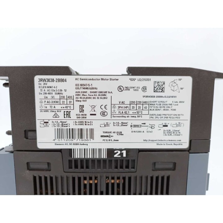 Siemens 3RW3038-2BB04 Siemens 3RW3038-2BB04