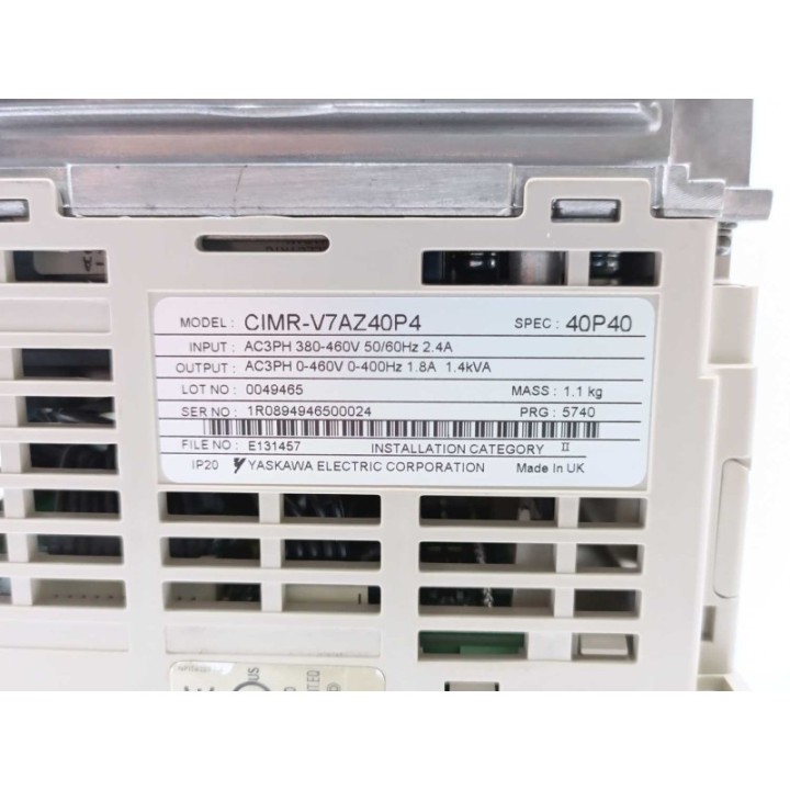 OMRON   YASKAWA CIMR-V7AZ40P4 OMRON   YASKAWA CIMR-V7AZ40P4