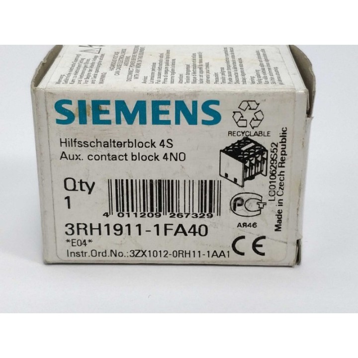 SIEMENS 3RH1911-1FA40 SIEMENS 3RH1911-1FA40