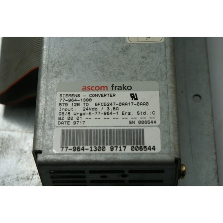 SIEMENS SINUMERIK Siemens SINUMERIK 6FC5247-0AA17-0AA0 + 6FC5203-0AB10-0AA0 SIEMENS SINUMERIK Siemens SINUMERIK 6FC5247-0AA17-0AA0 + 6FC5203-0AB10-0AA0