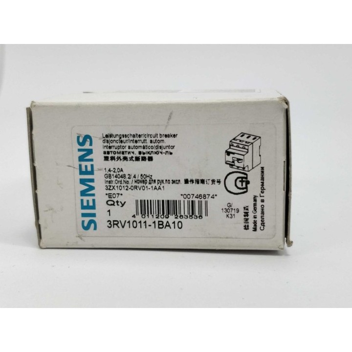 SIEMENS 3RV1011-1BA10 SIEMENS 3RV1011-1BA10