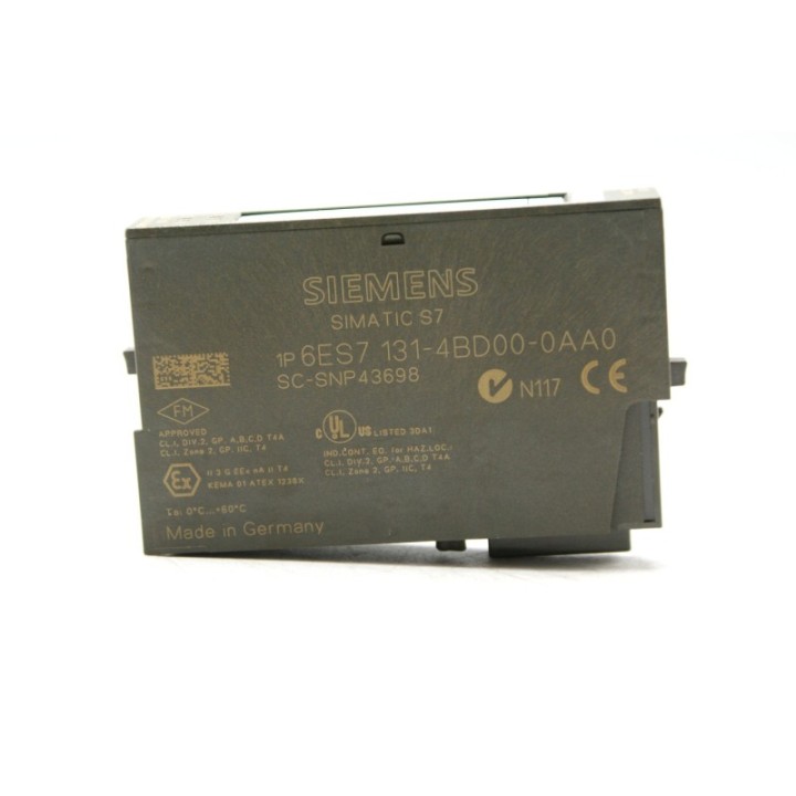 SIEMENS  SIMATIC S7 Siemens 6ES7 131-4BD00-0AA0 SIEMENS  SIMATIC S7 Siemens 6ES7 131-4BD00-0AA0