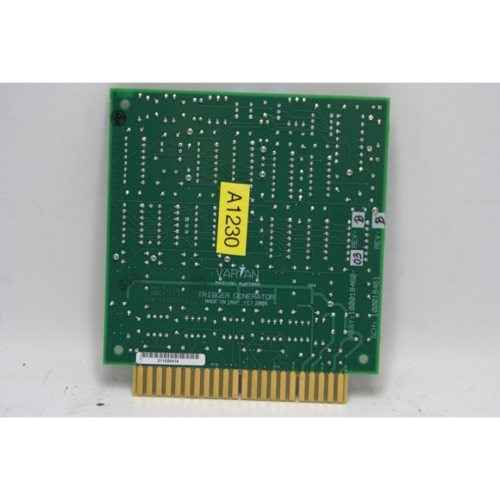 Varian Varian Oncology Systems Trigger Generator 98553-00 211020414 100018460-03 REV B 100018461 REV B 100018463-01 REV 2 Varian Varian Oncology Systems Trigger Generator 98553-00 211020414 100018460-03 REV B 100018461 REV B 100018463-01 REV 2