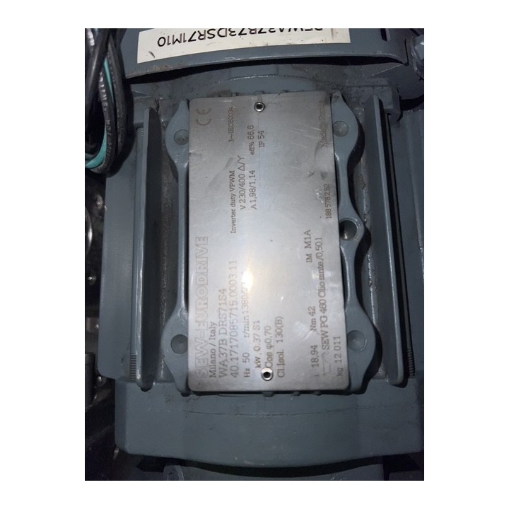 SEW EURODRIVE SEW-EURODRIVE WA37B DRS71S4 40.1717085715.0005.11 SEW EURODRIVE SEW-EURODRIVE WA37B DRS71S4 40.1717085715.0005.11