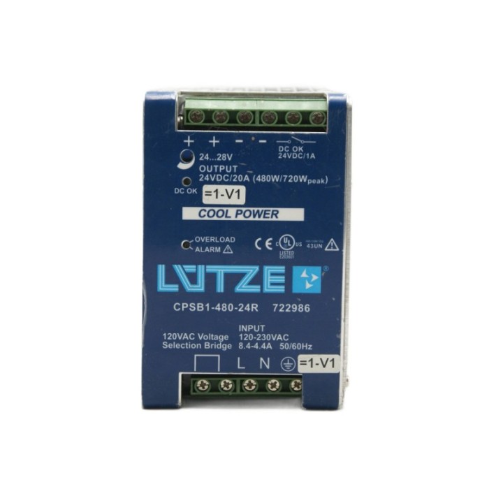 Lutze LUTZE CPSB1-480-24R 722986 Lutze LUTZE CPSB1-480-24R 722986