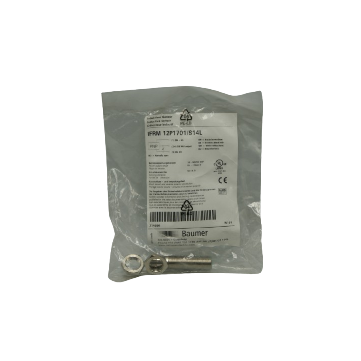 Baumer BAUMER IFRM 12P1701/S14L Inductive sensor Baumer BAUMER IFRM 12P1701/S14L Inductive sensor