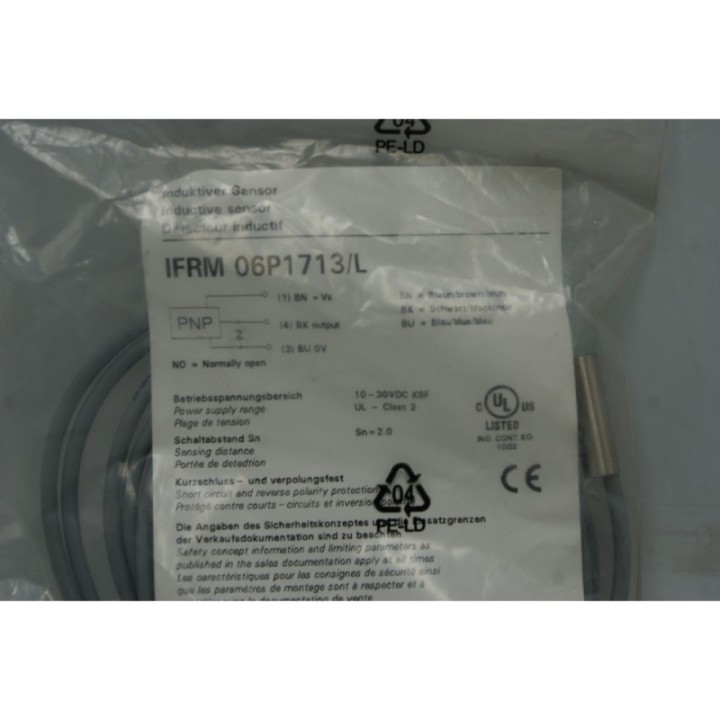 Baumer BAUMER IFRM 06P1713/L Inductive sensor Baumer BAUMER IFRM 06P1713/L Inductive sensor