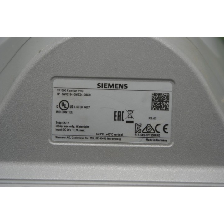 SIEMENS Siemens 6AV2124-0MC24-0BX0 6AV7674-1LA30-0AA0 SIEMENS Siemens 6AV2124-0MC24-0BX0 6AV7674-1LA30-0AA0