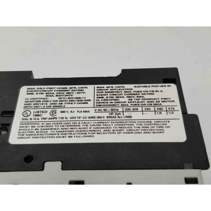 SIEMENS 3RV1021-1FA10 SIEMENS 3RV1021-1FA10