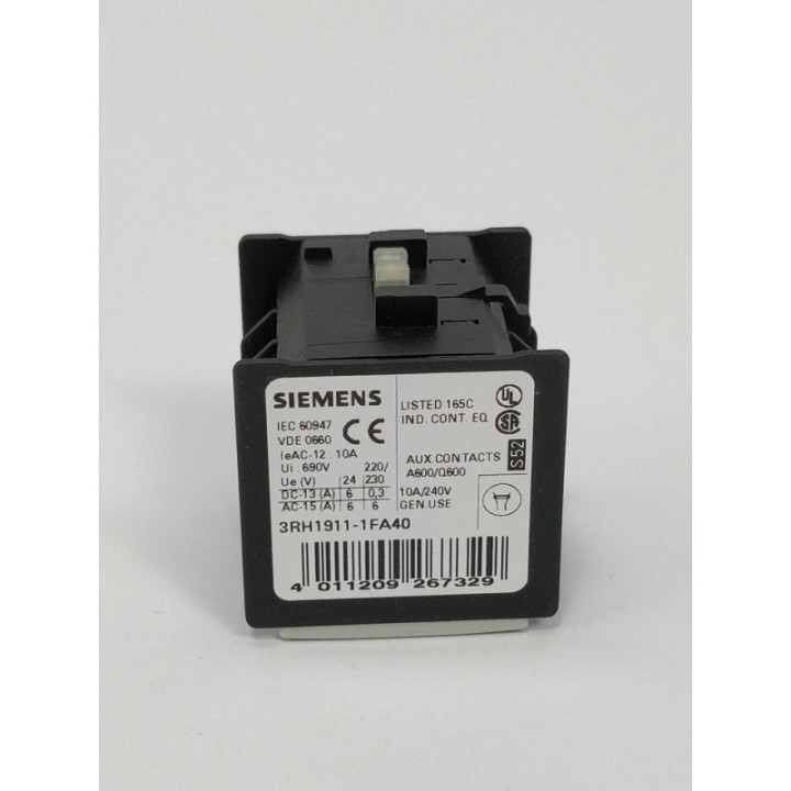 SIEMENS 3RH1911-1FA40 SIEMENS 3RH1911-1FA40